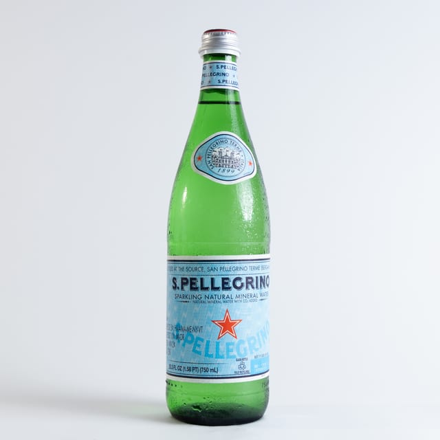 S. Pellegrino Mineral Water Bottle.