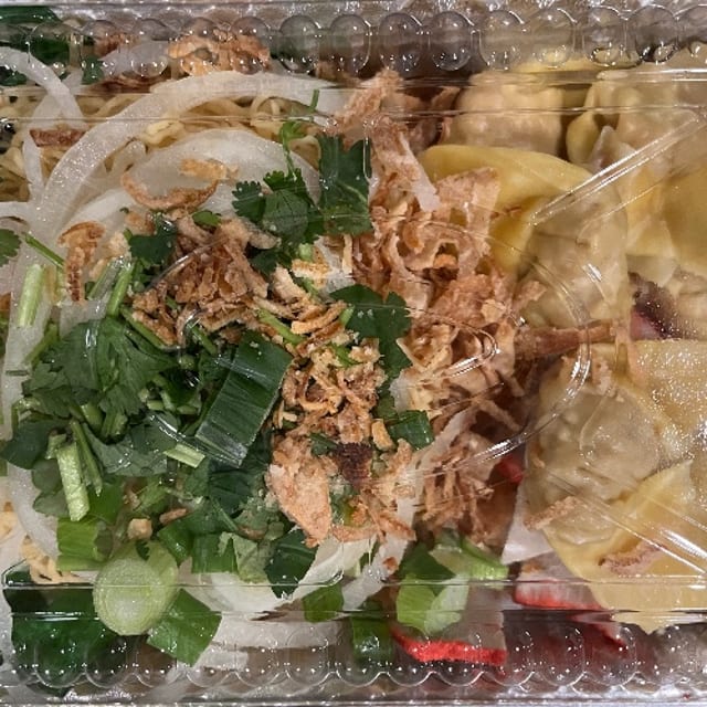 Wonton Noodle Soup.