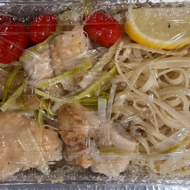 Chicken Scampi Dinner Pasta.