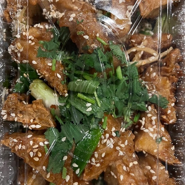 Sizzling Teriyaki Tofu Platter.